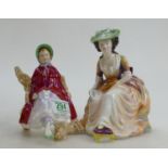 Royal doulton figurines to include: Sally HN2741 and Kathleen HN2933 (2)