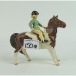 Beswick girl on pony: 1499.