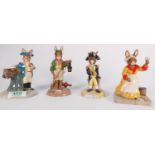 Royal Doulton bunnykins to include: Liberty Bell DB257, Nelson DB365, Seaman DB322 and Captain's