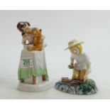 Royal Doulton figurines to include: And one for you HN2970 and Gardening time Hn3401 (2)