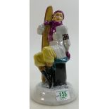 Peggy Davies Aspen Girl figurine: Artists original colourway by M Jackson 1/1