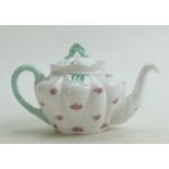 Shelley Rosebud Patterned small tea pot: height 15cm