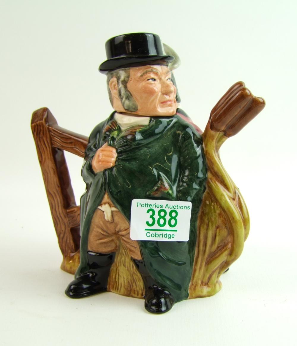 Royal Doulton character two sided teapot Gamekeeper & Poacher D7175: limited edition