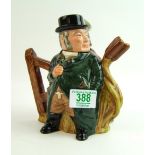 Royal Doulton character two sided teapot Gamekeeper & Poacher D7175: limited edition