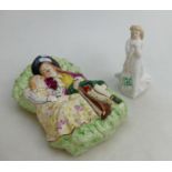 Beswick Staffordshire flat back wall plaque: Model 710 together with a Royal Doulton Prototype