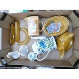 A mixed collection of items to include: Royal Doulton figure Amanda HN2996 (2nds), a similar figure,