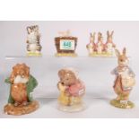 A collection of Beswick & Royal Albert Beatrix Potter figures to include: John Beswick Mrs Tiggy-