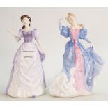 Royal Doulton Lady Figures Pride of Scotland HN4453 & Hanna HN4050(2):