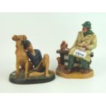 Royal Doulton figures: Lunchtine HN2485 and Buddies HN2546 (2).