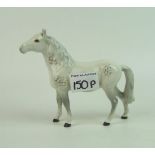 Beswick head up pony: in grey 1197.