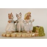 Beswick Beatrix Potter Tableau figure Mittens Tom Kitten and Moppet Limited edition:
