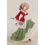 Royal Doulton Lady figure Winter Time HN3622: