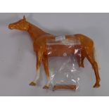 Beswick large palomino racehorse 1564: (rear leg broke)