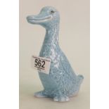 Sylvac Blue Art Deco Duck figure,