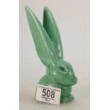 Sylvac Green Art Deco Bunny figure 1298,