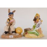 Royal Doulton Bunnykins figures Mermaid DB263 and Deep Sea Diver DB273(2):