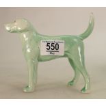 Sylvac Green Art Deco Dog figure 227,