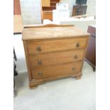 Oak Chest of Drawers 1930's: