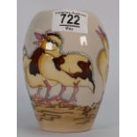 Moorcroft Spring Ducklings vase: Designed by Kerry Goodwin,