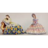 Royal Doulton Lady Figures Solitude HN2810 and Day dreams HN1731(2):