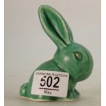 Sylvac Green Art Deco Bunny figure 1067,