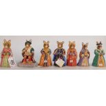 Royal Doulton Bunnykins figures: Henry VIII DB305, Anne Boleyn DB307, Jane Seymour DB308,