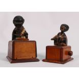 19th Century Japanese Kobi Doll Figures: height 10cm