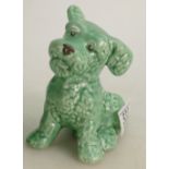 Sylvac Green Art Deco Dog figure 3096,