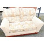 Draylon Cottage Style 2 Seater Settee: