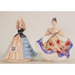 Royal Doulton Lady Figures Susanne HN2952 and Lynne HN3740(2):