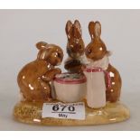Beswick Beatrix Potter Tableau Flopsy, Mopsy and Cottontail: Limited edition boxed.