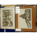 Local Artist Harry Smith framed Prints(2):