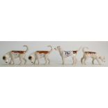 Beswick Foxhounds 963 x2 ,