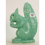 Sylvac Green Art Deco Squirrel figure 1144, height 24.
