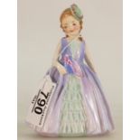 Royal Doulton Small Lady figure Nana HN1767: restored neck