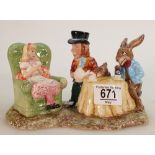 Beswick Tableau 'The Mad Hatters Tea Party': Limited edition.