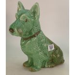 Sylvac Green Art Deco Scottie Dog figure 1209,