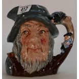 Royal Doulton Large Character Jug Rip Van Winkle D6438: