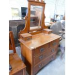 Edwardian Pine Dressing Table: 150cm height x 92cm width x 45cm depth