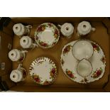 Royal Albert Old Country Rose 1st Quality Tea Set: