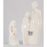 Royal Doulton Images Figures Amen HN4021 & Brother & Sister HN3480