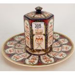 Masons Limited Edition Masterpiece items to include: Ming Jar & Wall Plaque,