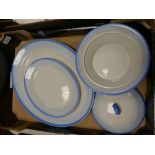 Shelly Regency Dinnerware; To include Large Oval Platter, Lidded Tureen,