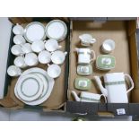 Royal Doulton Tea and Coffee Ware in the Rondelay Pattern(2 trays):