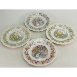 Royal Doulton Brambly Hedge Seasons Wall Plates(4):