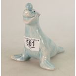 Sylvac Blue Art Deco Sea Lion figure,