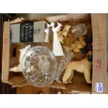 A mixed collection of items to include: Royal Doulton images figurine,