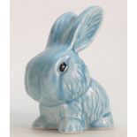 Price Kensington Blue Art Deco Sitting Rabbit figure, height 14.