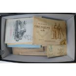 Collection of 14 x cigarette card albums with cards glued down in original albums:
