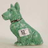 Sylvac Green Art Deco Scottie Dog figure 1206,